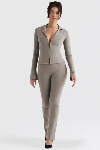 Laurel Smoke broek met hoge taille