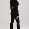 Layla zwarte broek met V-uitsnijding