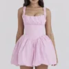 Le Puff Cotton Candy katoenen tule mini-jurk
