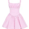 Le Puff Cotton Candy katoenen tule mini-jurk