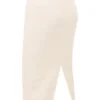 Lena crèmekleurige bouclé midi-rok