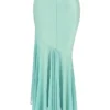Lila Jade maxi-rok met ruches