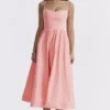 Lolita Apricot korsetten-zomerjurk