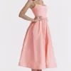 Lolita Apricot korsetten-zomerjurk