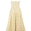 Lolita Buttercup vintage katoenen korsetjurk met bloemenprint voor zomerjurken