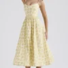 Lolita Buttercup vintage katoenen korsetjurk met bloemenprint voor zomerjurken