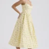 Lolita Buttercup vintage katoenen korsetjurk met bloemenprint voor zomerjurken