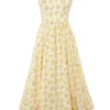 Lolita Buttercup vintage katoenen korsetjurk met bloemenprint voor zomerjurken