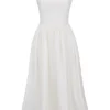 Lolita ivoorkleurig korset in zomerjurk