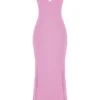 Loren roze maxi-jurk