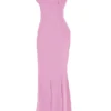 Loren roze maxi-jurk