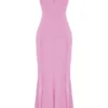 Loren roze maxi-jurk
