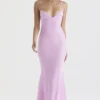 Loren roze maxi-jurk