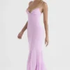 Loren roze maxi-jurk
