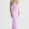 Loren roze maxi-jurk