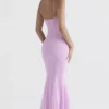 Loren roze maxi-jurk