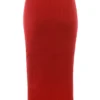Lourdes Scarlet maxi-rok van kasjmiermix