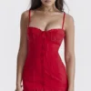 Luci Cherry korsetten-jurk