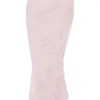 Luisette roze metallic satijnrokkie met bloemenprint