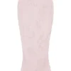 Luisette roze metallic satijnrokkie met bloemenprint