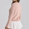 Lumi witte katoenen flared minishort