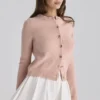 Lumi witte katoenen flared minishort