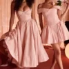 Mademoiselle Ballerina roze midi-jurk