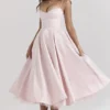 Mademoiselle Ballerina roze midi-jurk