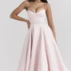 Mademoiselle Ballerina roze midi-jurk