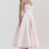 Mademoiselle Ballerina roze midi-jurk