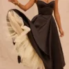Mademoiselle zwarte midi-jurk van tule
