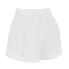 Mae witte short met broderie anglaise