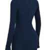 Mahalia Navy Mini Jurk