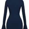 Mahalia Navy Mini Jurk