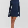 Mahalia Navy Mini Jurk