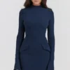 Mahalia Navy Mini Jurk
