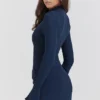 Mahalia Navy Mini Jurk