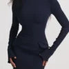 Mahalia Navy Mini Jurk