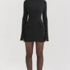 Mahalia zwarte mini-jurk