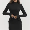 Mahalia zwarte mini-jurk