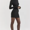 Mahalia zwarte mini-jurk