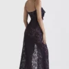 Malia Night Shade kanten maxi-jurk