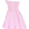 Mar Cotton Candy Twill strapless mini-jurk