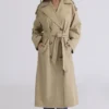 Marais Camel Mantel met riem
