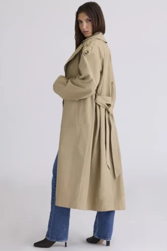 Marais Camel Mantel met riem