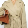 Marais Camel Mantel met riem