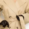 Marais Camel Mantel met riem