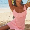 Marcia French roze mini-jurk met ruches