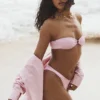 Medea Blossom bandeau-bikini top