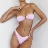 Medea Blossom bandeau-bikini top